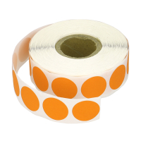 Marking dots Ø18mm (orange) | 123ink | 1,000 stickers 300803