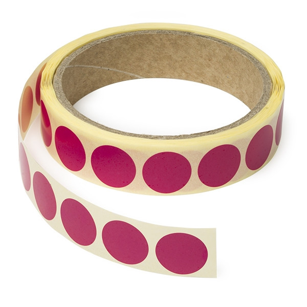 Marking dots Ø18mm (pink) | 123ink | 1,000 stickers 300806 - 1
