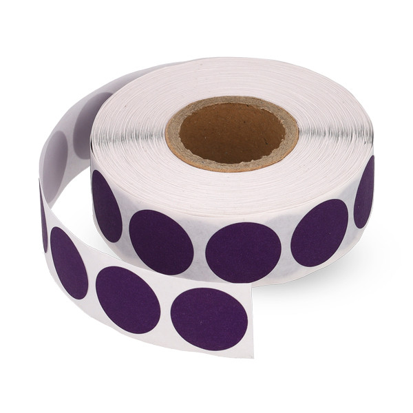 Marking dots Ø18mm (purple) | 123ink | 1,000 stickers 300804 - 1