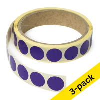 Marking dots Ø18mm (purple) | 123ink | 3,000 stickers