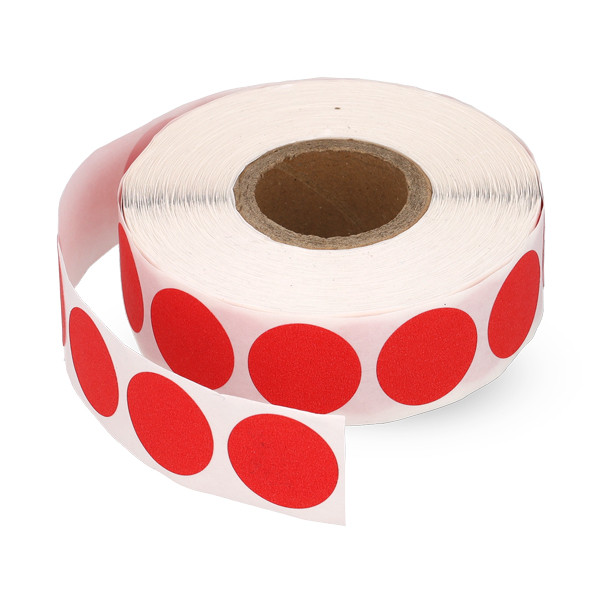 Marking dots Ø18mm (red) | 123ink | 1,000 stickers 300800 - 1