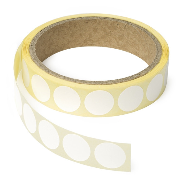 Marking dots Ø18mm (white) | 123ink | 1,000 stickers 300795 - 1