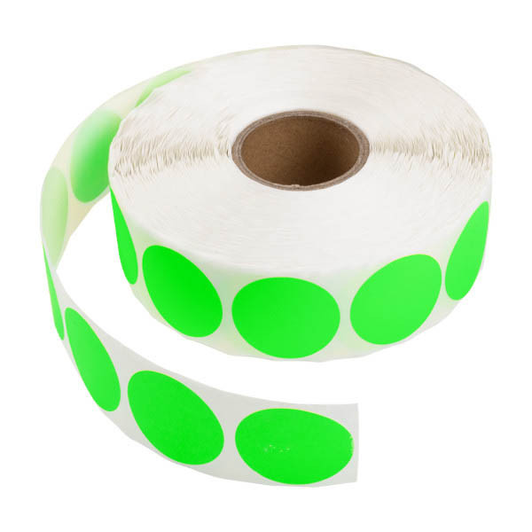 Marking dots Ø35mm (green) | 123ink | 1,000 stickers 302991 - 1
