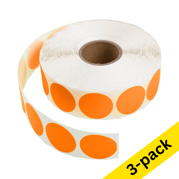 Marking dots Ø35mm (orange) | 123ink | 3,000 stickers 303007 - 1