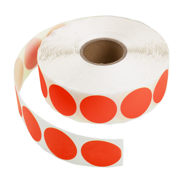Marking dots Ø35mm (red) | 123ink | 2,000 stickers 302333 - 1