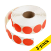 Marking dots Ø35mm (red) | 123ink | 3,000 stickers 303004 - 1