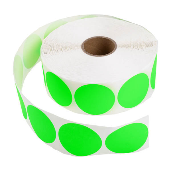 Marking dots Ø50mm (green) | 123ink | 1,000 stickers 302996 - 1
