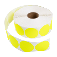 Marking dots Ø50mm (yellow) | 123ink | 2,000 stickers 302340