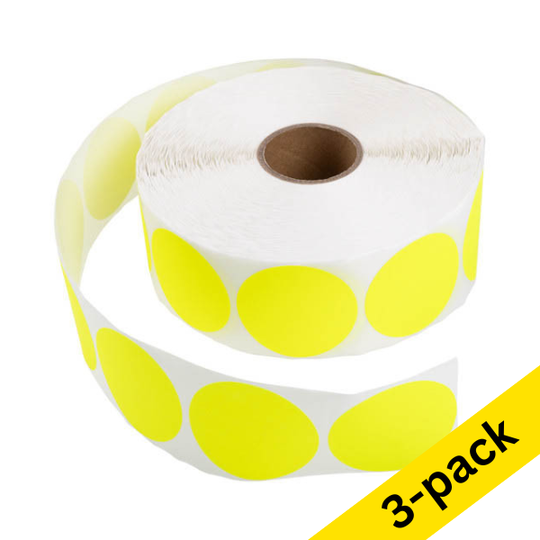 Marking dots Ø50mm (yellow) | 123ink | 3,000 stickers 303011 - 1