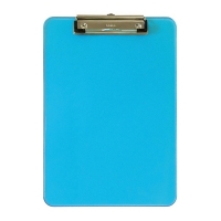 A4 clipboard (transparent neon blue) | Maul 402204