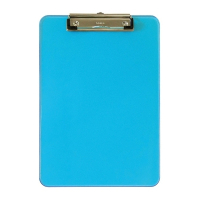 A4 clipboard (transparent neon blue) | Maul 5-pack