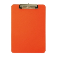 A4 clipboard (transparent neon orange) | Maul 402205