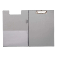 A4 clipboard with cover (silver) | Maul 402137