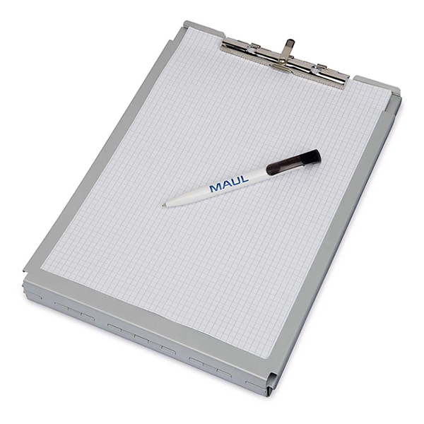 A4 clipboard with storage compartment (grey) | Maul 402320 - 3