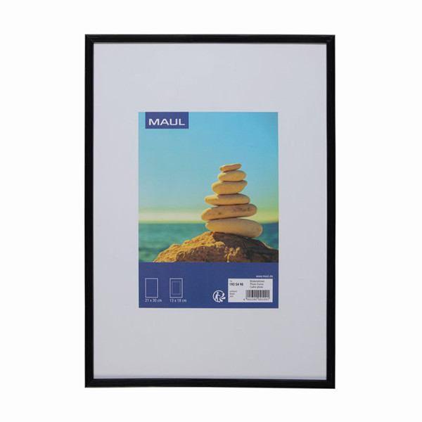A4 photo frame | 21cm x 30cm | Maul black plastic 424858 - 1