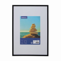 A4 photo frame | 21cm x 30cm | Maul black plastic 424858