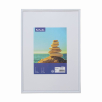 A4 photo frame | 21cm x 30cm | Maul white plastic 424857