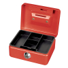 Cash box with coin slot (steel, 12.5 x 9.5 x 6cm) | Maul | red 402235 - 1