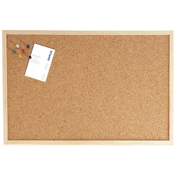 Corkboard with wooden frame | Maul | 40cm x 60cm 402114 - 1