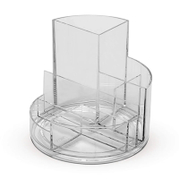 Desk organiser | Maul Roundbox transparent 402121