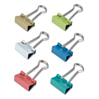 Foldback clip 19mm | assorted light colours | Maul | 12-pack 402346