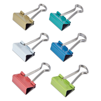 Foldback clip 25mm | assorted colours | Maul | 12-pack 402347