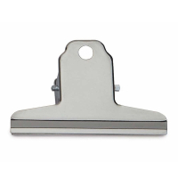 Foldback clip 75mm | silver | Maul | 10-pack 402415