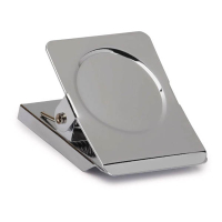 Foldback clip with magnet 40mm | silver | Maul | 3-pack 354887