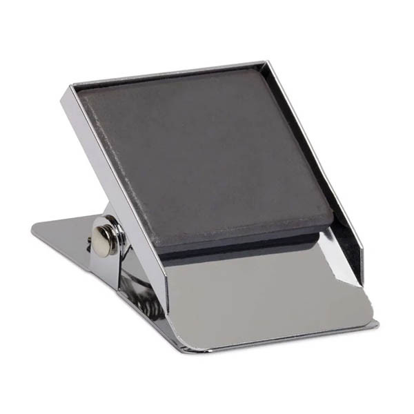 Foldback clip with magnet 40mm | silver | Maul | 3-pack 354887 - 2