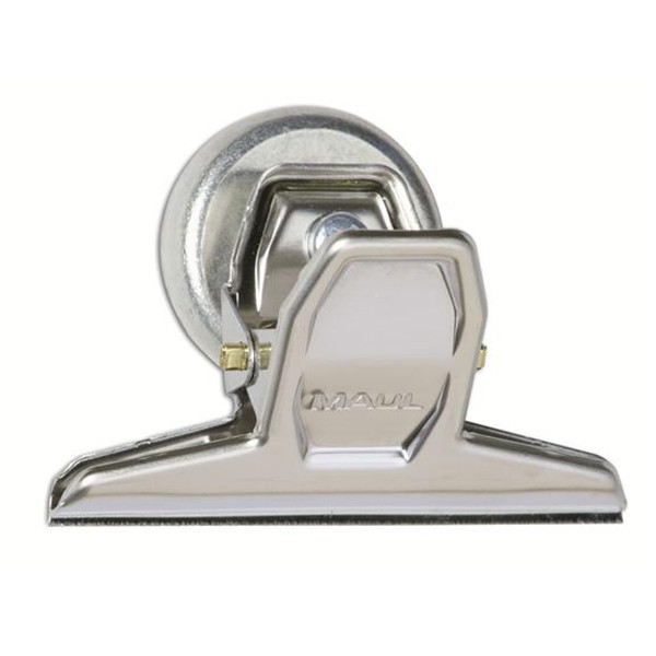 Foldback clip with magnet 75mm | silver | Maul | 3-pack 402229 - 1