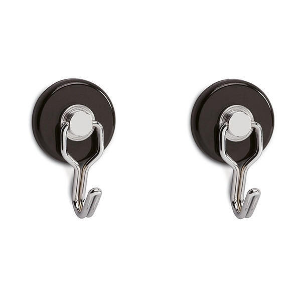 Hook magnet (black) | Maul | 2-pack 402029 - 1