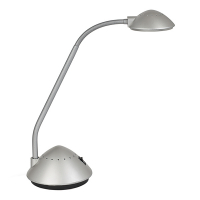 LED desk lamp | MAULarc | silver 402373