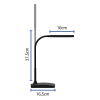 LED desk lamp | MAULpearly | black 402295 - 2