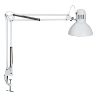 LED desk lamp with clamp | MAULstudy | white 402366