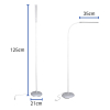 LED floor lamp | MAULpirro | dimmable | white 402361 - 3