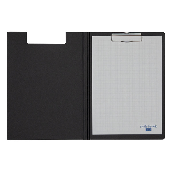 Maul MAULbalance black A4 portrait clipboard with cover 424871 - 4