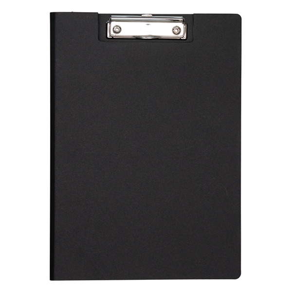 Maul MAULbalance black A4 portrait clipboard with cover 424871 - 1