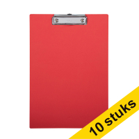 Maul MAULbalance red A4 portrait clipboard (10-pack)