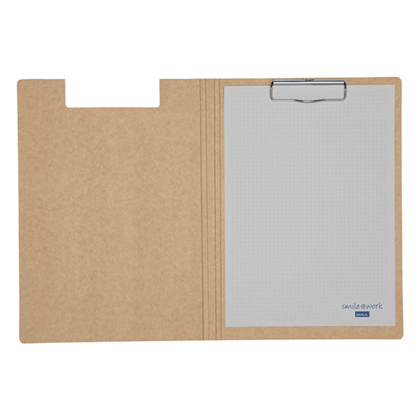 Maul MAULbalance wood grain A4 portrait clipboard with cover 424874 - 2