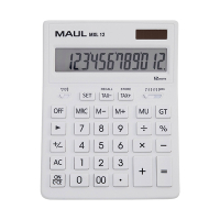 Maul MXL 12 white desktop calculator 7267002 402509