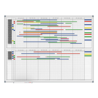 Magentic annual planner 90 x 120cm (2 x 6 months) | Maul 402386
