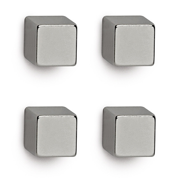 Magnets (10x10x10mm, Neodymium nickle) | Maul | 4-pack 402095 - 1