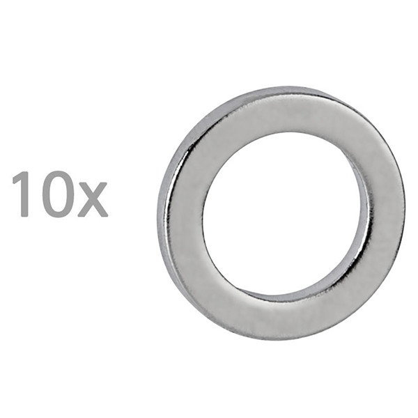 Neodymium ring magnet 12mm | Maul | 10-pack 402178 - 1