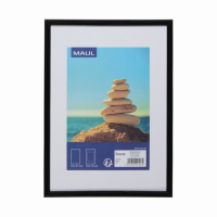 Photo frame | 15 x 21cm | Maul black plastic 424856