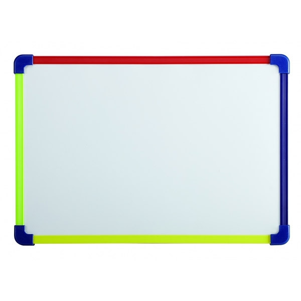 Whiteboard 28 x 40cm magnetic with colourful edges | Maul 402157 - 1