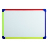 Whiteboard 28 x 40cm magnetic with colourful edges | Maul