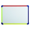 Whiteboard 35 x 25cm with colourful frame | Maul 402156 - 1