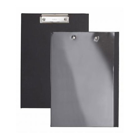 Maul black A4 portrait clipboard with insert cover 2334490 402233 - 1