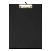 Maul black A4 portrait clipboard with insert cover 2334490 402233