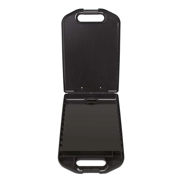 Maul black A4 portrait clipboard with large storage compartment 2349590 402170 - 3